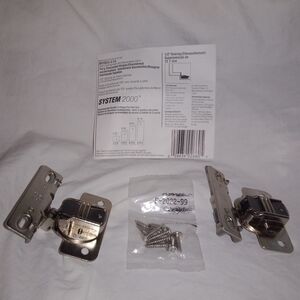 New Amerock Fully Concealed Self Closing Hinges Part# BP2022J-3-14 System 2000